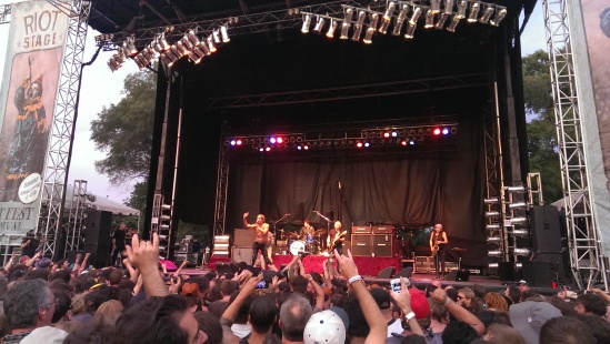 Iggy and the Stooges killing it at Riot Fest 2013 in Toronto.  The man is 66 for god's sake!