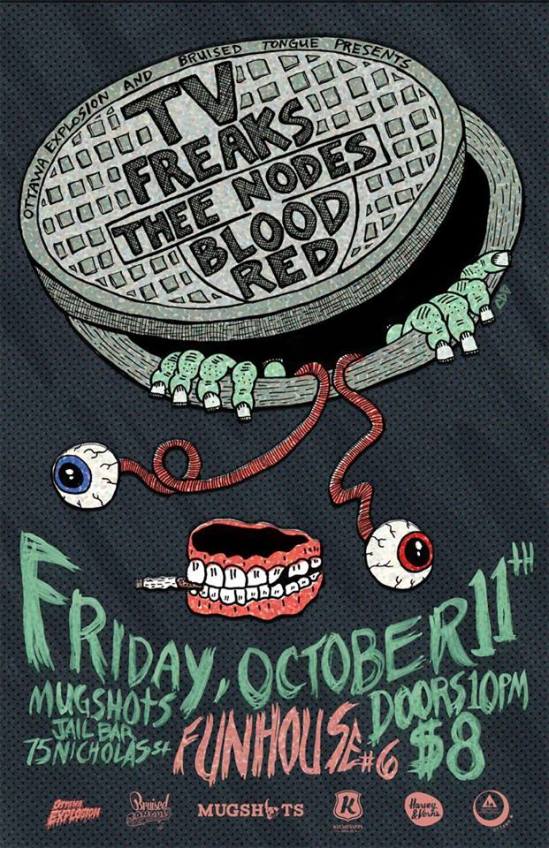 Funhouse! w/ TV FREAKS, THEE NODES & BLOOD RED